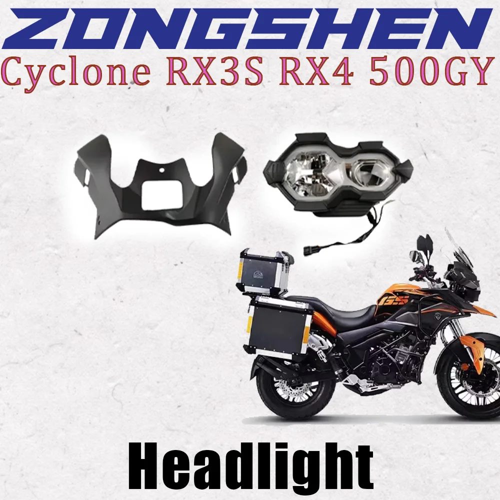 

НОВАЯ светодиодная фара для ZongShen Cyclone RX3S RX4 500GY Фара Cyclone RX3S RX4 500GY