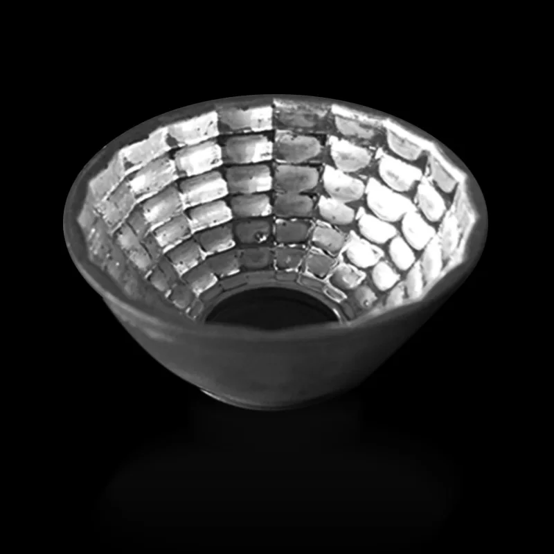 

27.5mm Optical Reflector Parabolic Reflector COB Light Source Reflection Cup LED Lampshade Reflective Bowl Height 14mm 10pcs