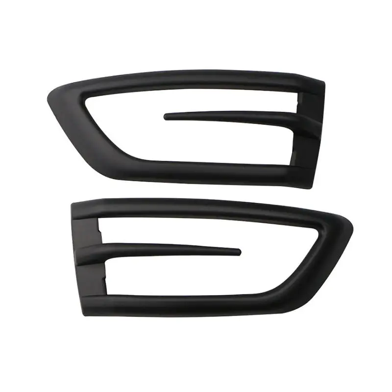 Car Styling Side Mirror Light Cover Trim For Ford Ranger 2012-2021 T6 T7 T8 2pcs ABS Plastic Matte Black Accessories