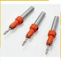 A92P 10Pcs Wood Hole Drill Bit,8MM Shank Countersink Drill Bit Router Bit,Wood Working Counter Sink Drill Bit Set