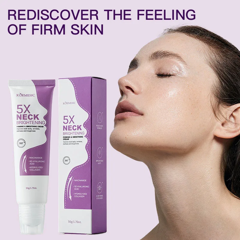 Niacinamide Firming Neck Cream Improve Fine Lines Neck Wrinkles Lightening Moisturizing Tightening Korean Skin Care Products