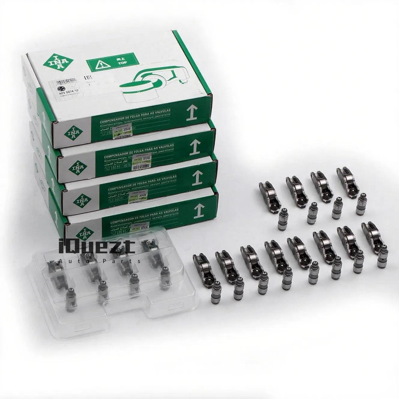 Juego de tapones elevadores hidráulicos de balancín INA genuino para VW Golf Audi A1 1,4 TSI EA111 CAVD CAXA CTHD