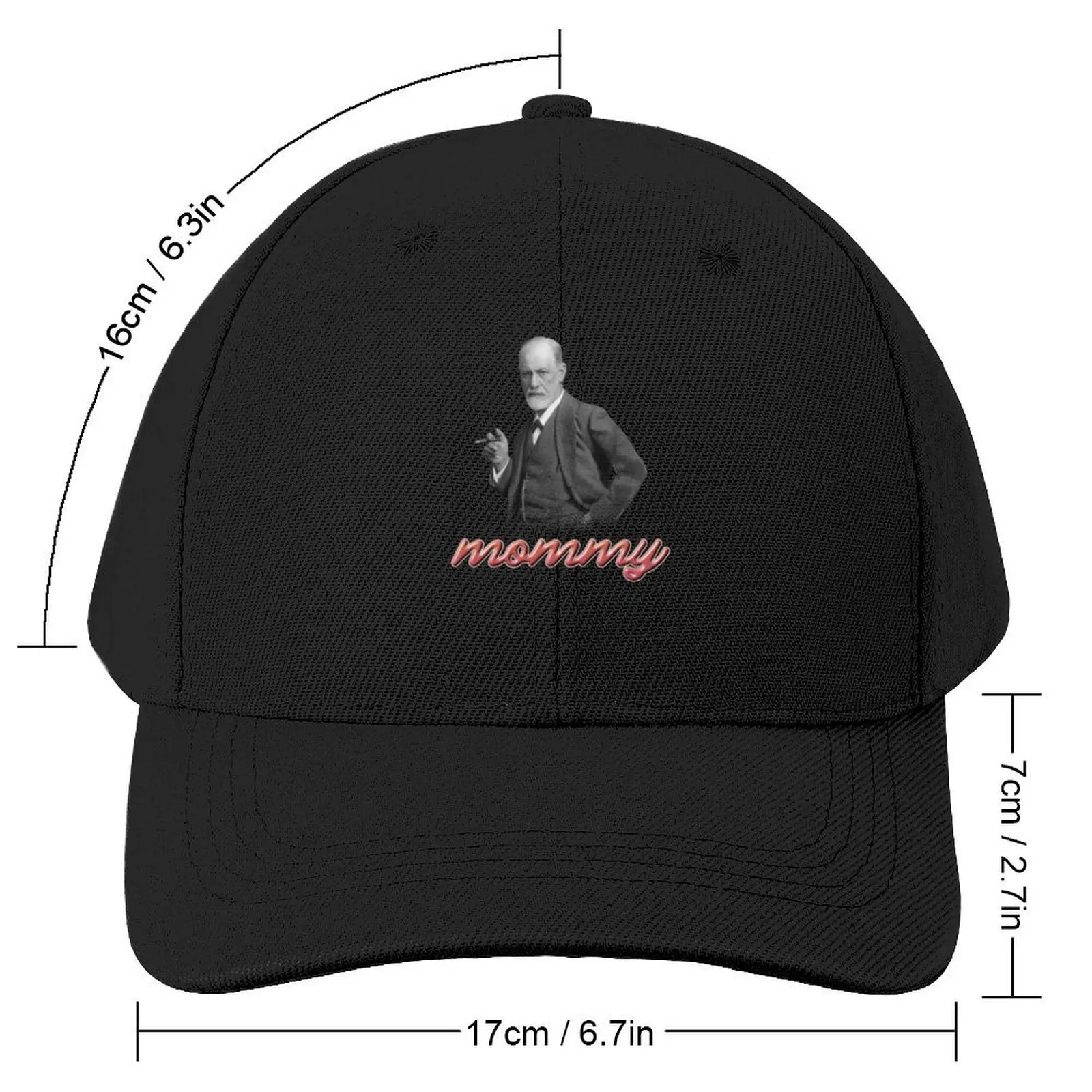 Sigmund Freud mommy psyhology design Baseball Cap foam party Hat Brand Man cap Sports Cap For Men Women's