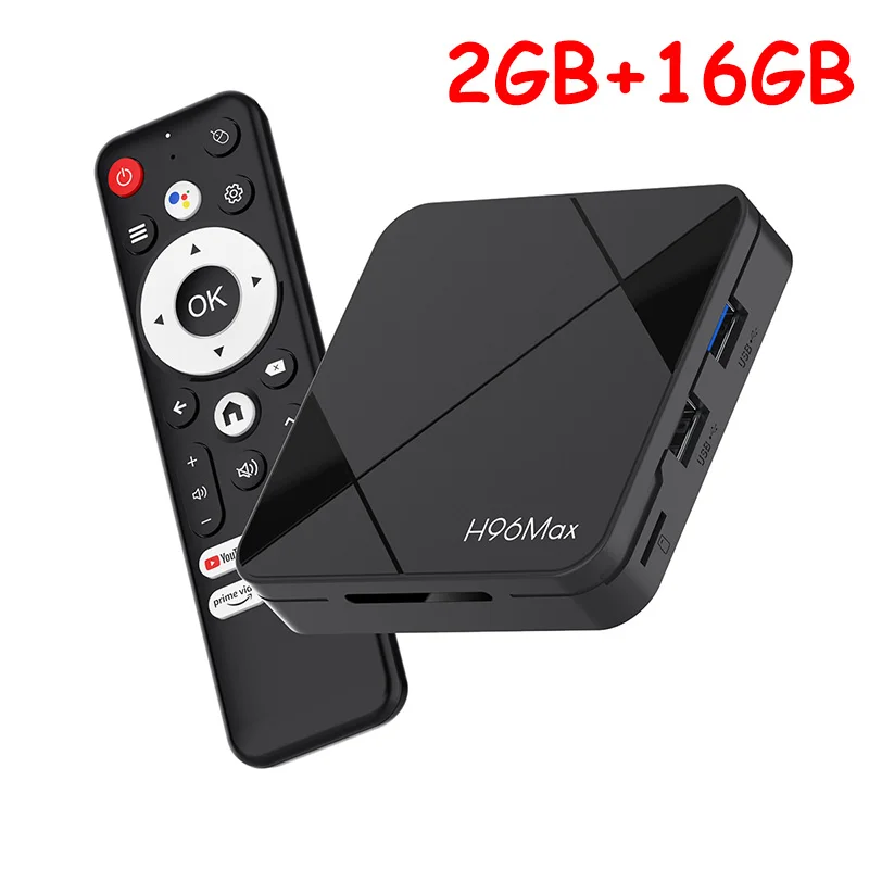 Android 14 TV Box H96 MAX RK3518 Smart TV Box Quad Core 4K Wifi6