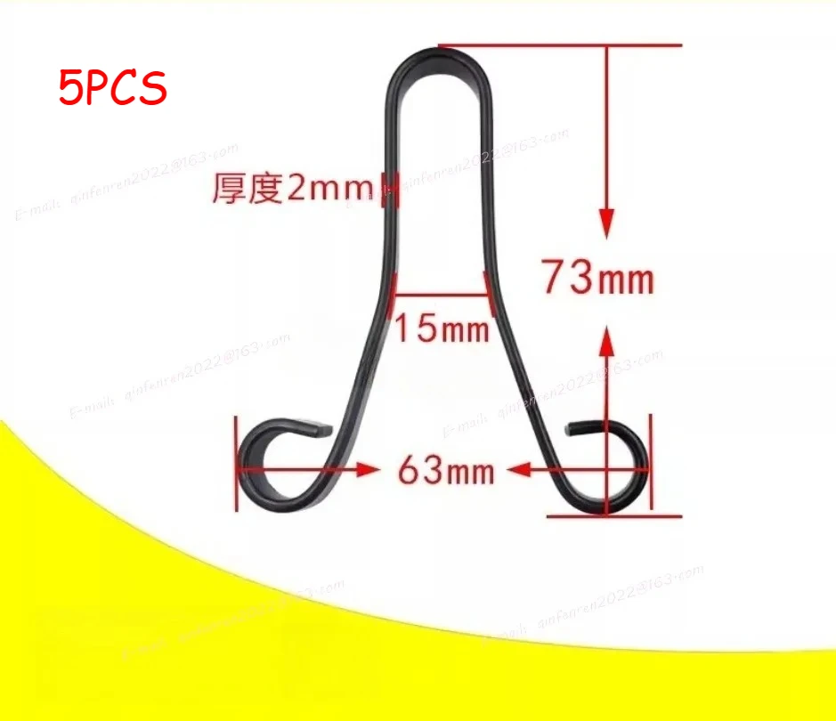 5pcs BT40 Reed Knife Library, Knife Clip, Spring Clip, Hat Type