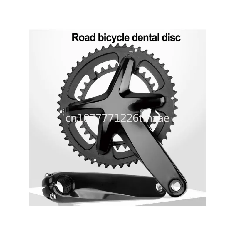 Bicycle Crank Assembly Road Folding Bike 11/12 Speed 170mm Crank Double Fluted Disc