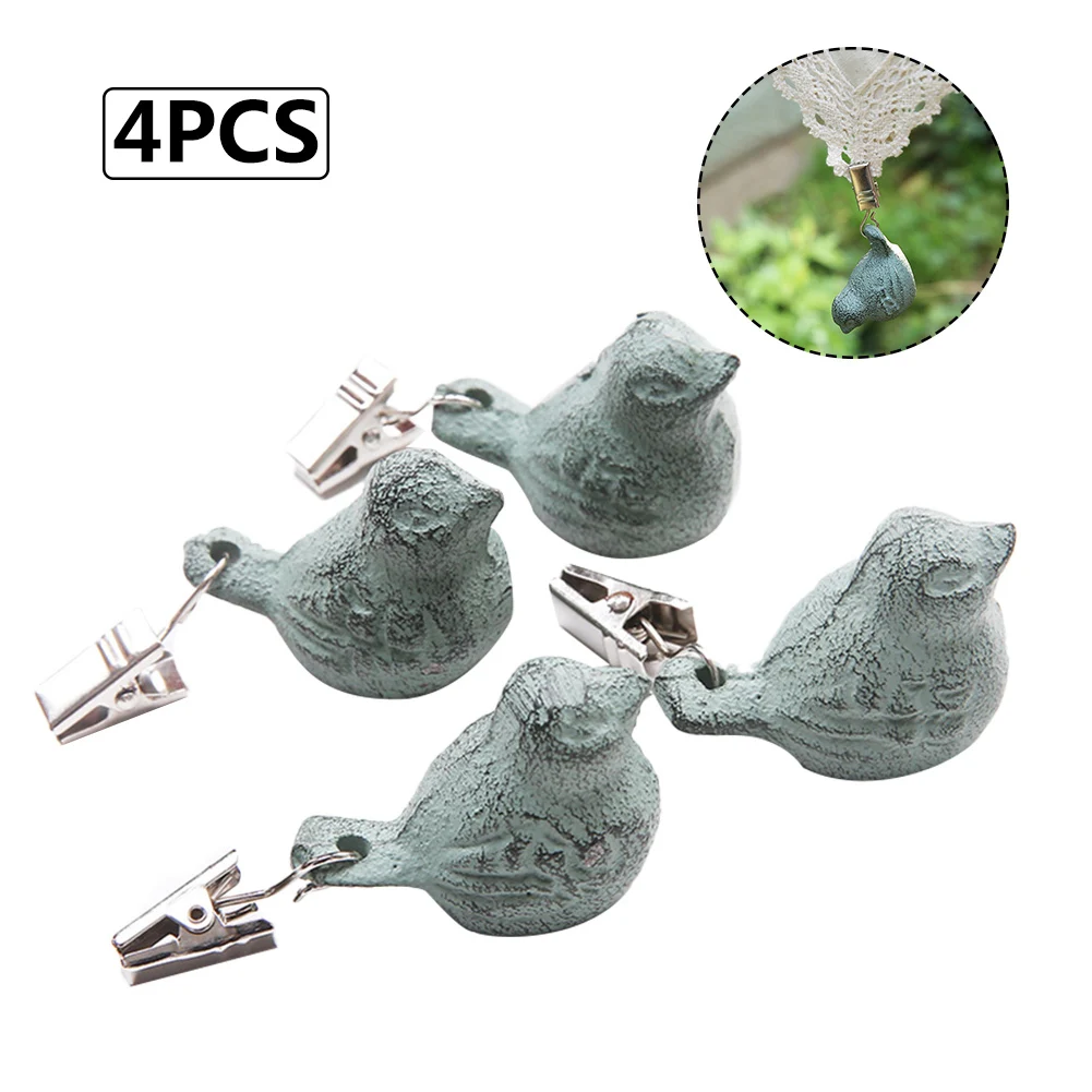 Tablecloth Weights for Outdoor Tables | 4 PCS Bird Shaped Weights Pendant | Vintage Tablecloth Weigh