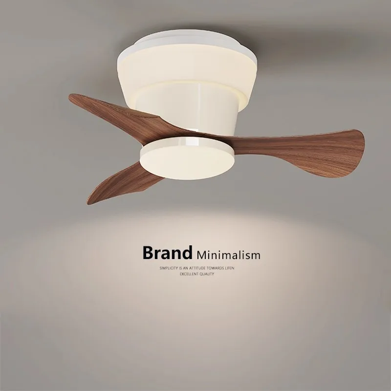

New Mini Ultra Thin Bedroom Ceiling Fan Light Silent Children's Room Milk Oil Wind Restaurant Ceiling Fan