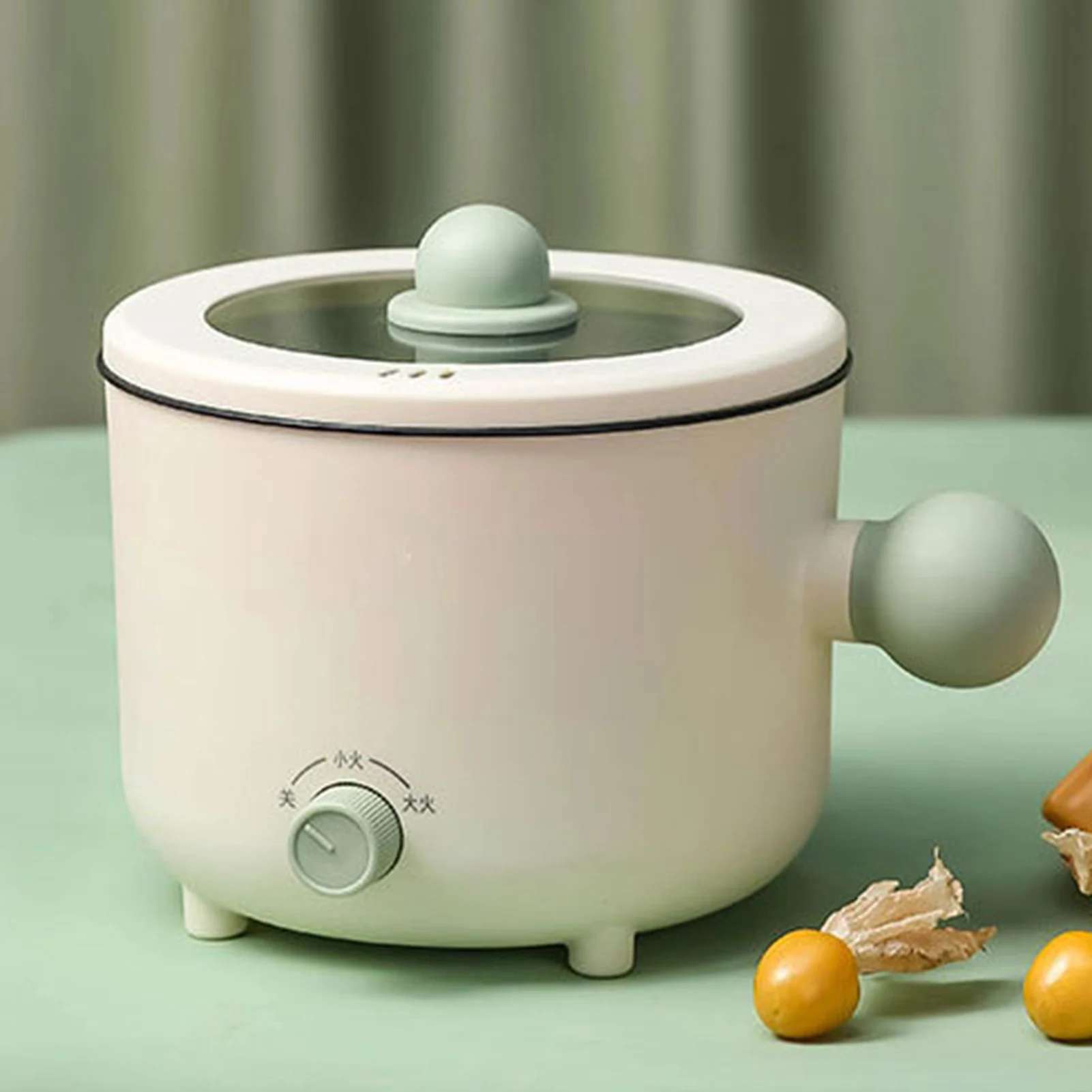 

Компактная электрическая кастрюля объемом 1,8 л, многофункциональная с корзиной для пара, мощность 300–600 Вт для использования в общежитии