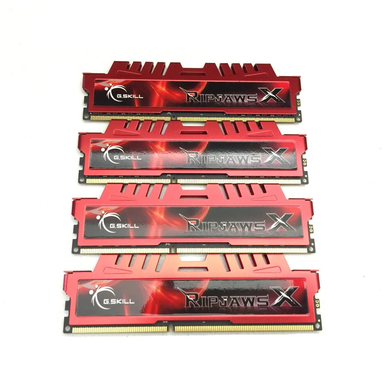 G.SKILL-DDR3 ألعاب رام وحدة الذاكرة ، 8 جيجابايت ، 4 جيجابايت ، 1866 ميجا هرتز ، 1600 ميجا هرتز ، 1333 ميجا هرتز ، 240 دبابيس ، 1.5 فولت ، سطح المكتب ، 4 قطعة ، 2 قطعة