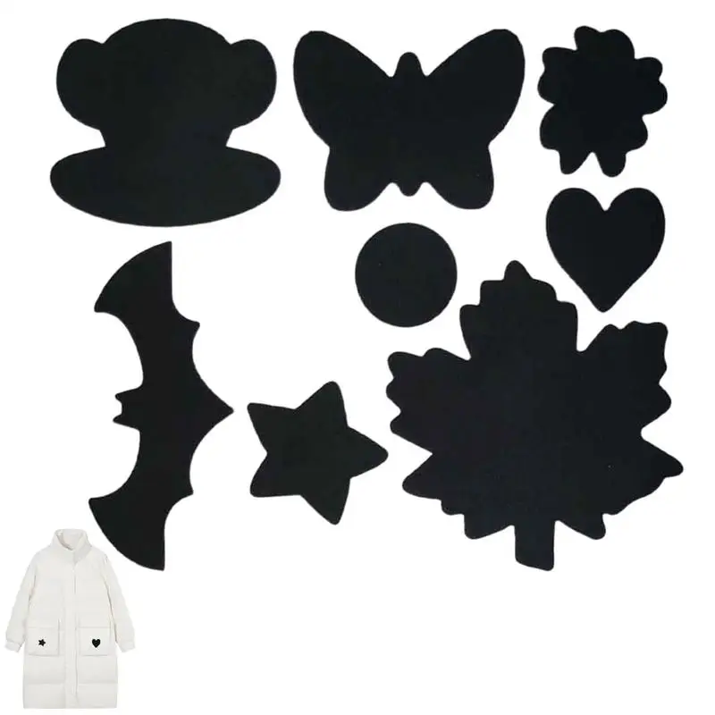 

Self Adhesive Black Patches Down Jackets Patche DIY Sewing Emblem Stickers Clothes Jacket Patches Down Jacket Patch Waterproof