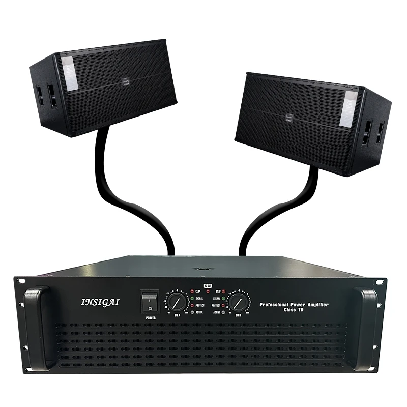 

INSIGAI Amplifiers 5000 Watts 2 Channel Amplificador De Sonido Professional Pa System Equipment Power Audio Amplifier