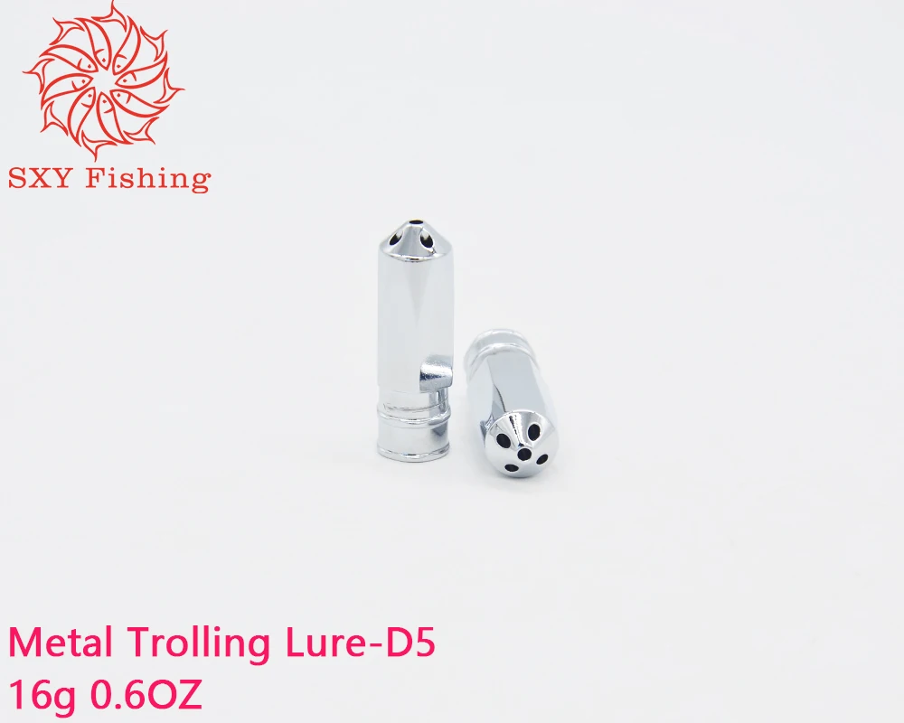 Sxy Angeln Metall Troll ing Köder Großwild Köder Metall Kopf Köder Angeln Köder DIY Jet Head Köder Super Raucher Kopf d5 16g 0,6 oz