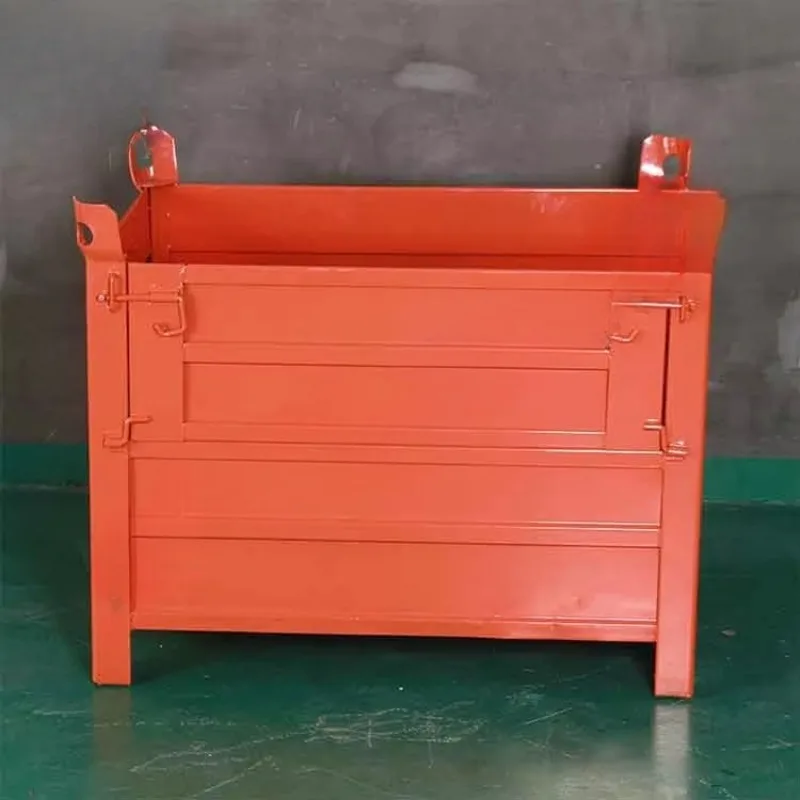 Material handling and transportation, warehousing racks, stationary container cages, metal auto parts turnover boxes view 3