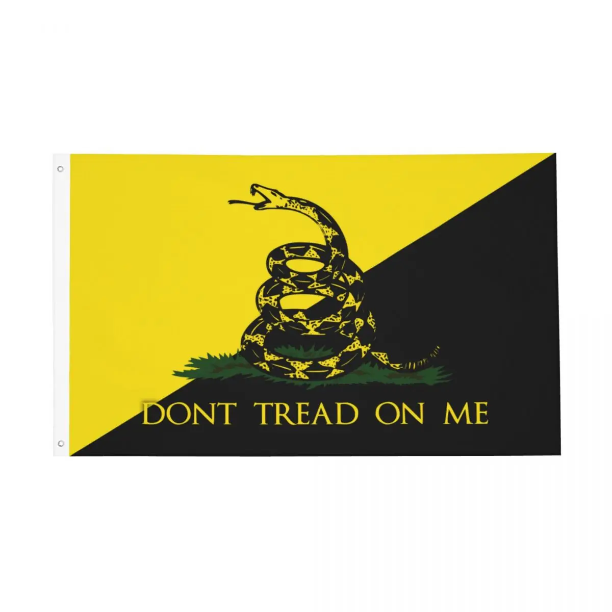 Dont Tread On Me Gadsden Flag Double Sided Outdoor Banner Tea Party Rattle Snake 2 Grommets Home Room Dorm Wall Decor 90x150cm