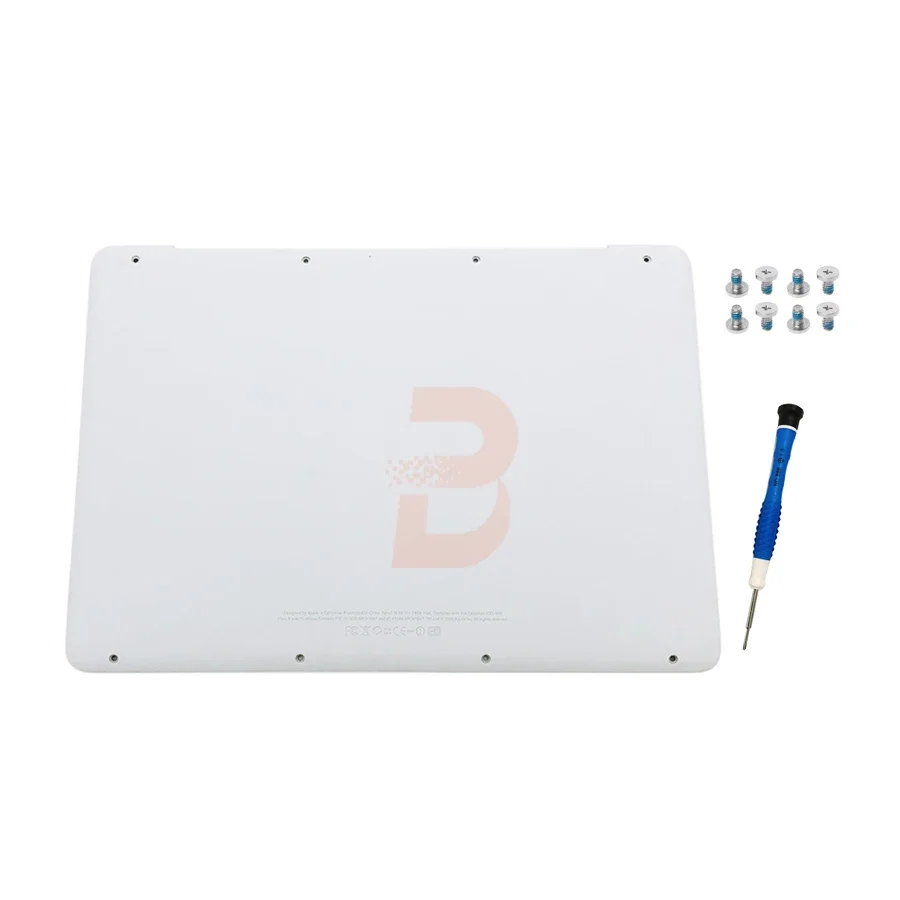 Genuine A1342 White Lower Base Case With Screw Tool For Macbook 13