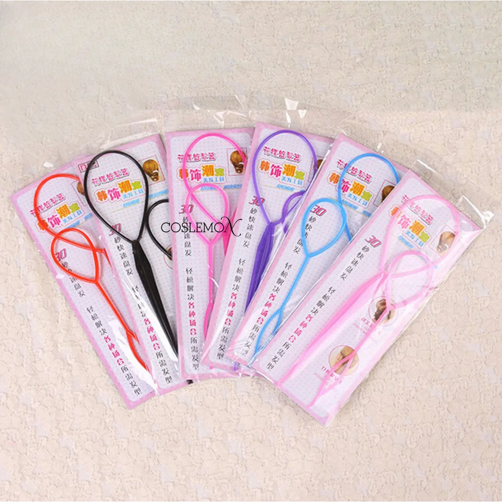 

Braid Hair Accessories 2pcs/set Ponytail Creator Plastic Loop Styling Tools Hair Tail Clip Hair Braid Maker Tool Accessories