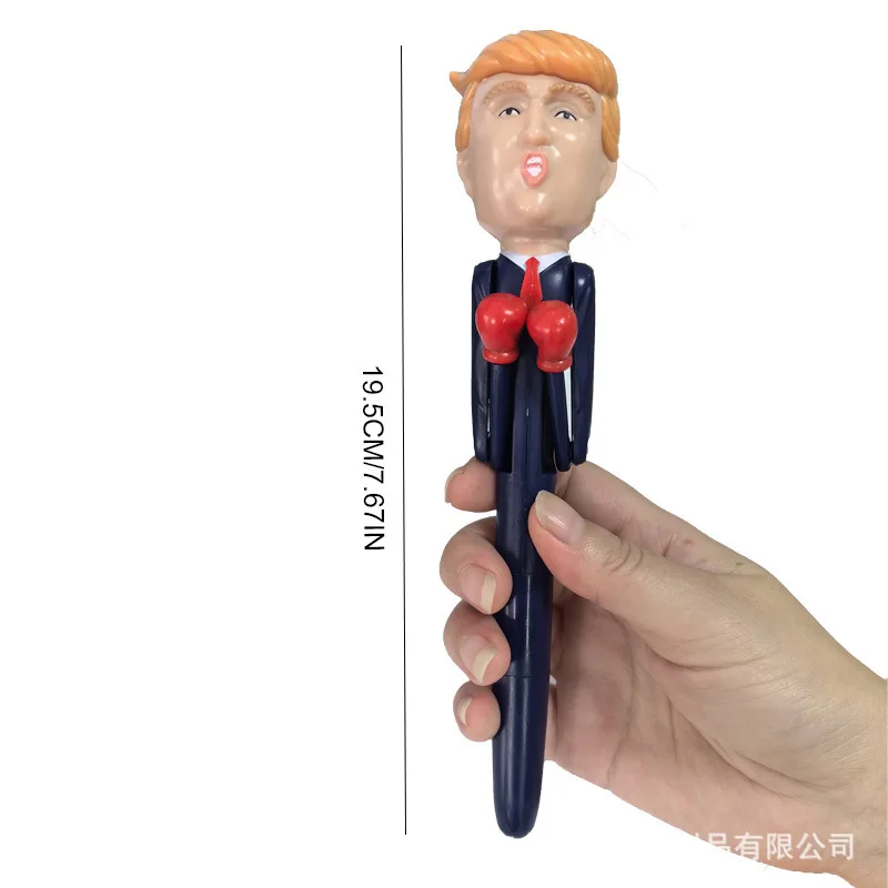 Trump Boxing Pen W/Real Voice Talking Trump Pen Gag Gifts Christmas Birthday Party Supplies Unikalne prezenty Gag Christmas Birthday