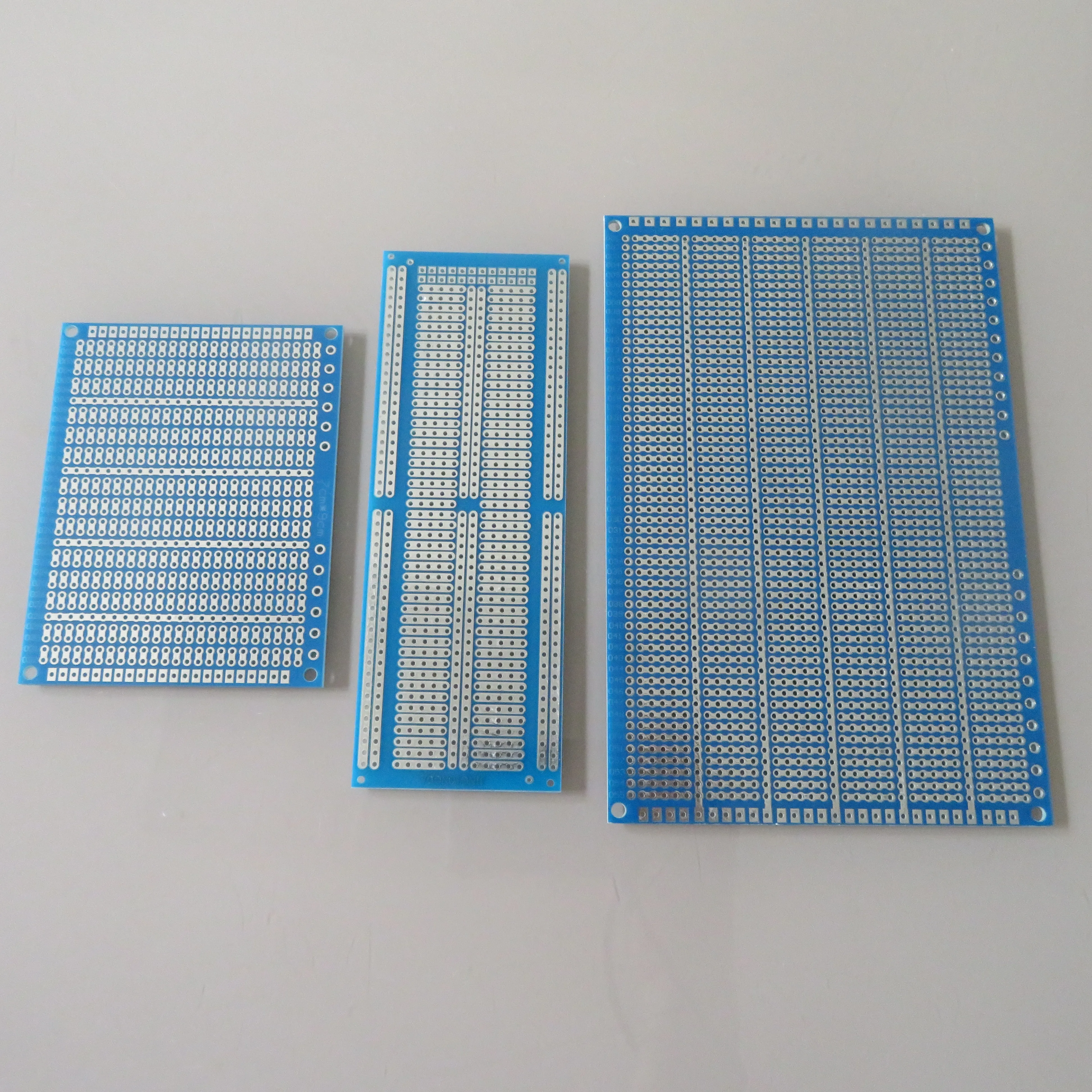 3pcs/lot FR-4 4.8x13.3 7x9 10x15 DIY Stripboard Veroboard Platine breadboard fiberglass circuit Board joint hole protype tin