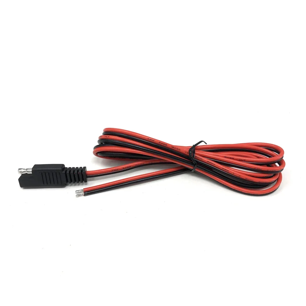 Cable de extensión automotriz SAE Power, enchufe de desconexión rápida de 18awg para cargadores de batería de Panel Solar de motocicleta y coche,