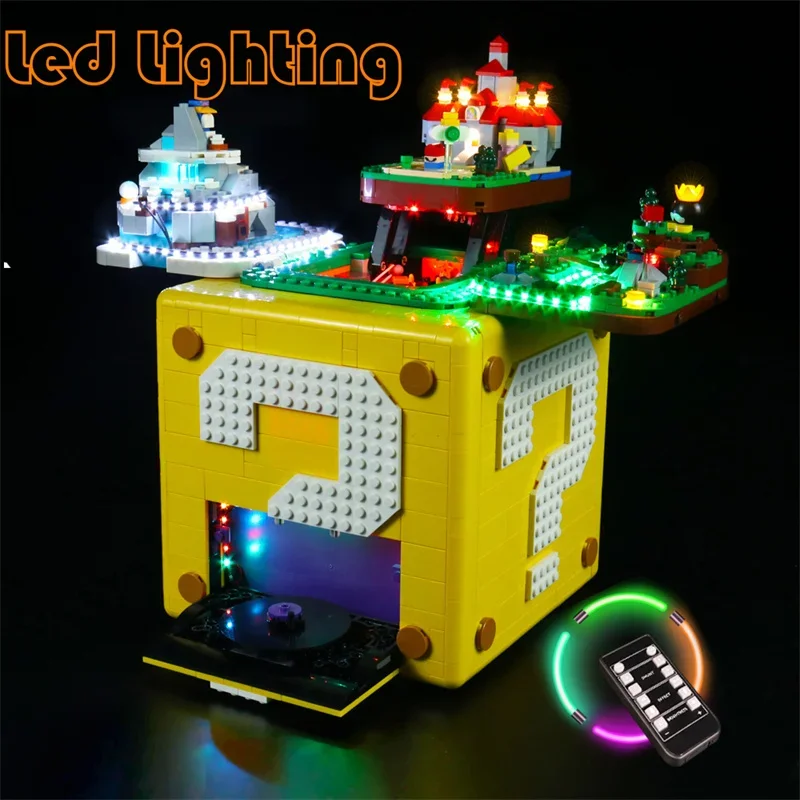 

Lighting Set For 71395 Super Marioinged 64 Question Mark Block DIY Toy Not Include Building Blocks (Only Led Light Kit)