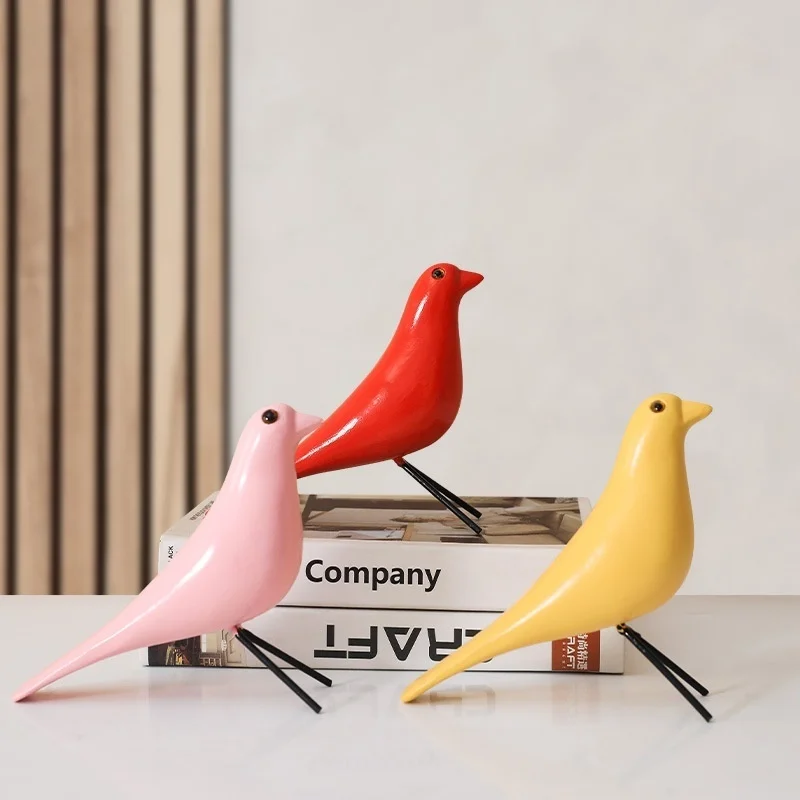 

Nordic creative bird ornaments TV cabinet decorations living room wine cabinet bedroom home accessories office desktop