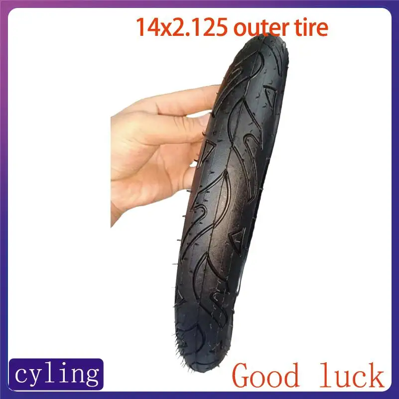 

Premium 14x2.125 Electric Bicycle Outer Tire 14 Inch for Enhanced Folding Bike Wheel Performance