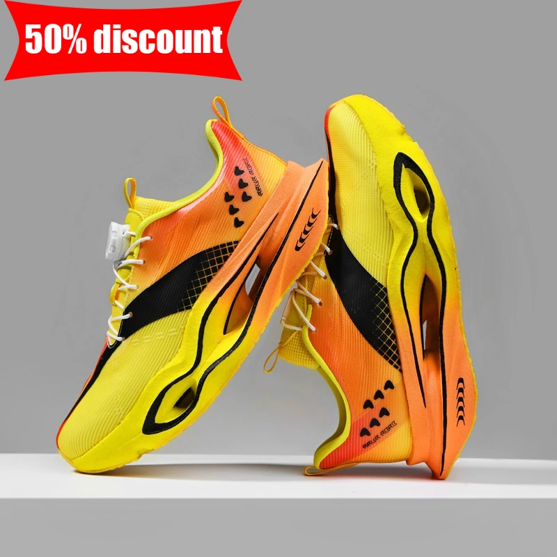 

Men Running Shoes Soft Elastic Professional Outdoor Anti Slip Parent-child Sneakers Shock-absorbing Casual Training Tennis Shoes
