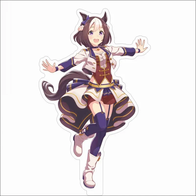 

Anime Pretty Derby Acrylic HD Stand Model Figure Cosplay Birthday Sweet Girl Desk Decor Standing Sign Fans Gifts 15CM