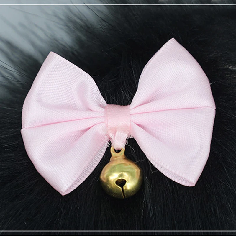 Ręcznie Robione Rekwizyty Cosplay na Halloween Anime Puszyste Słodkie Uszy Lisia Kota Wilka Opaska na Głowę Ogon Psa Lolita Impreza Pokaz Comic-Con Cosplay