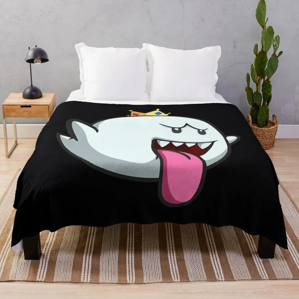 king boo \t \t Throw Blanket Bed Fashionable Hair Blankets