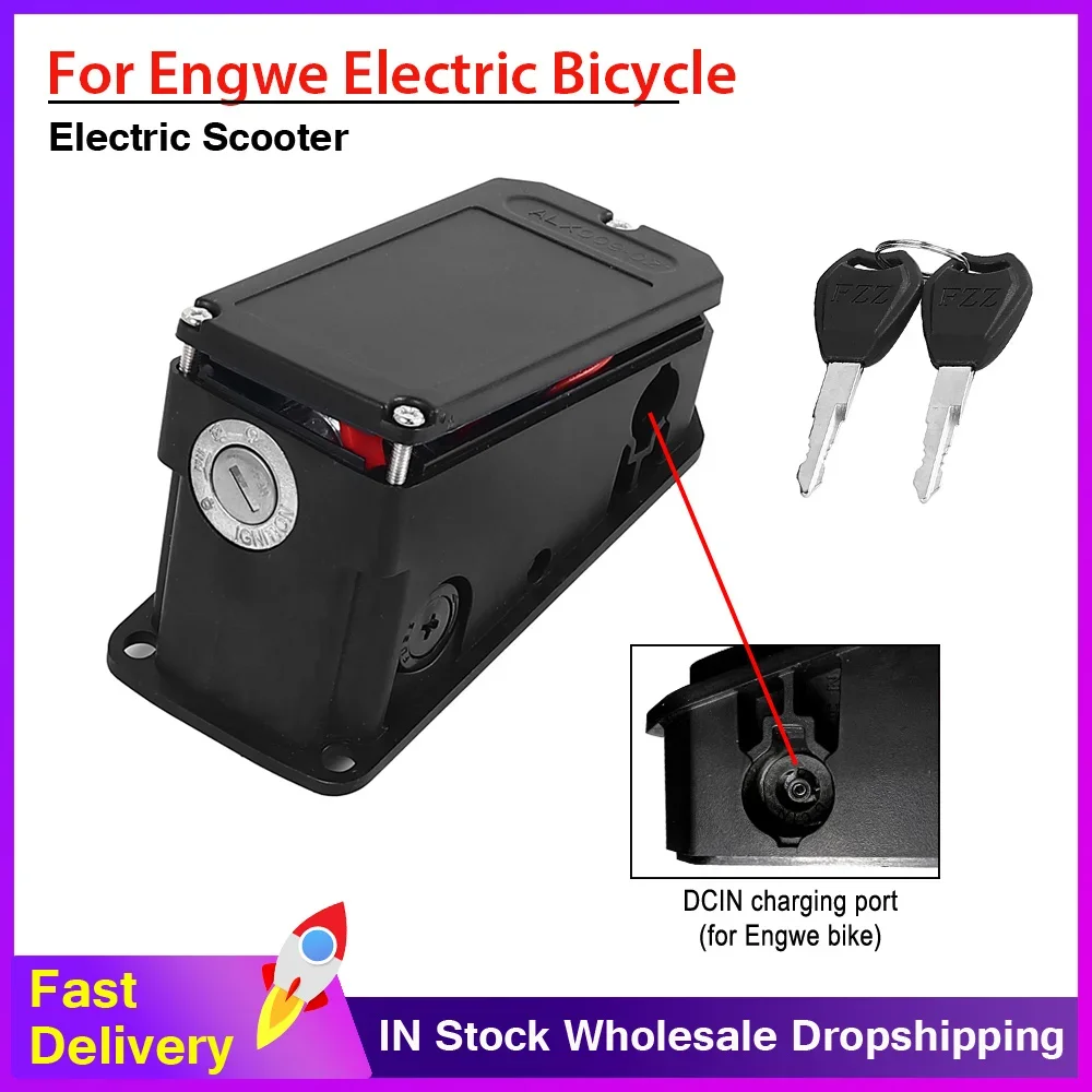 

For Engwe Ebike DCIN with One XT60U-M Chargering Port Electric Bicycle Bike Battery Lock Connection Board Cover Parts