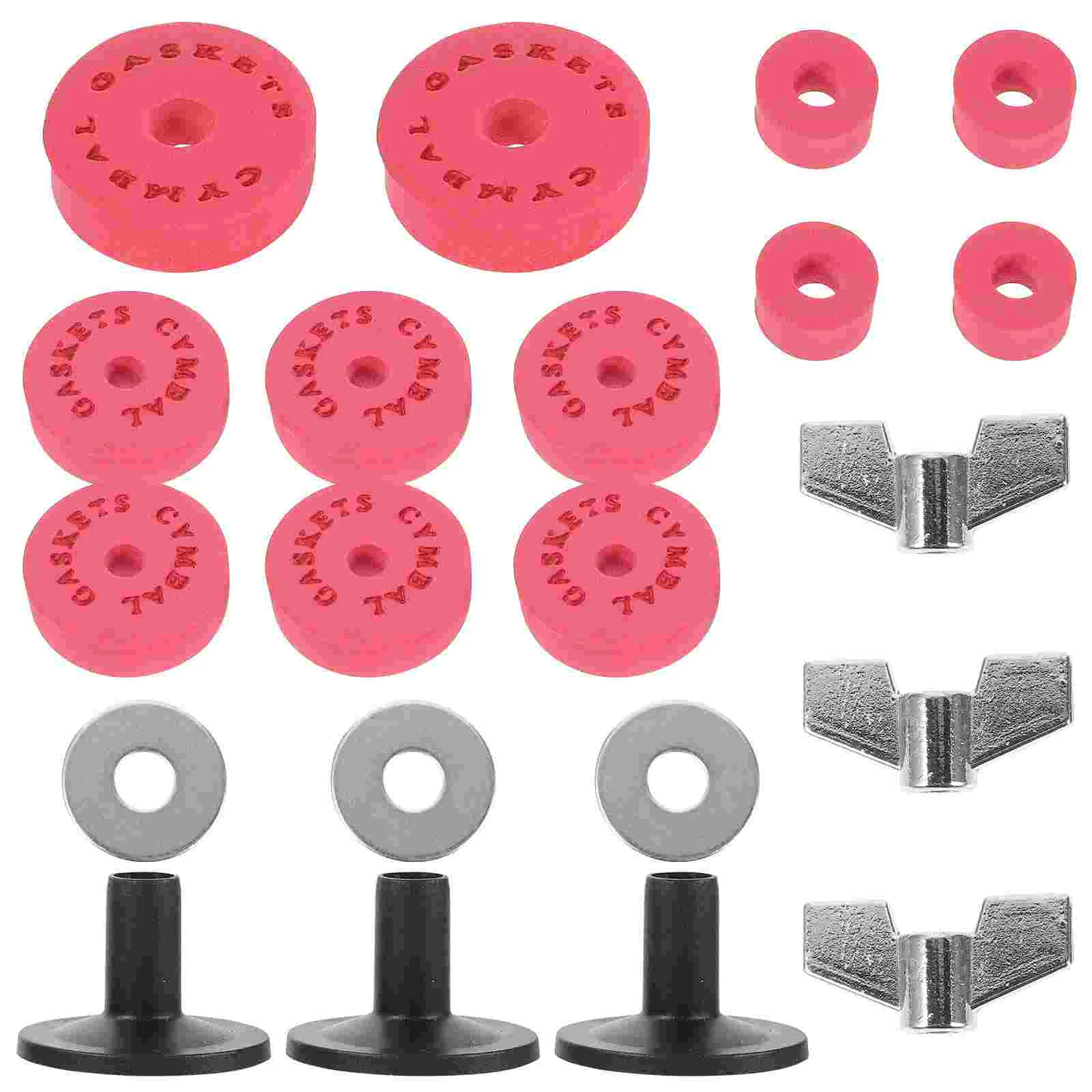 Drum Pads Practical Cotton Metal Washerss Nonslip Useful EVA Clutch Kit Cymbals Accessory Disc Nuts