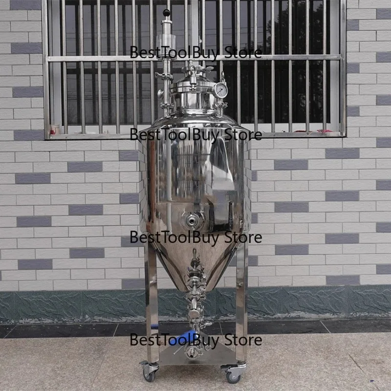 

Home Fermentation Tank Triple-Layer Insulated Pressure-Retaining Conical Fermentation Tank Craft Beer Stainless (Customized)