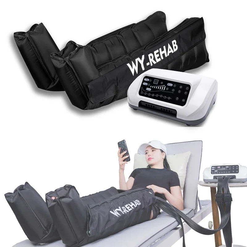 

OEM ODM 8 Chamber Full Leg Massage Device Athlete Sport Recovery Boots Leg Lymphatic Detoxification Machine
