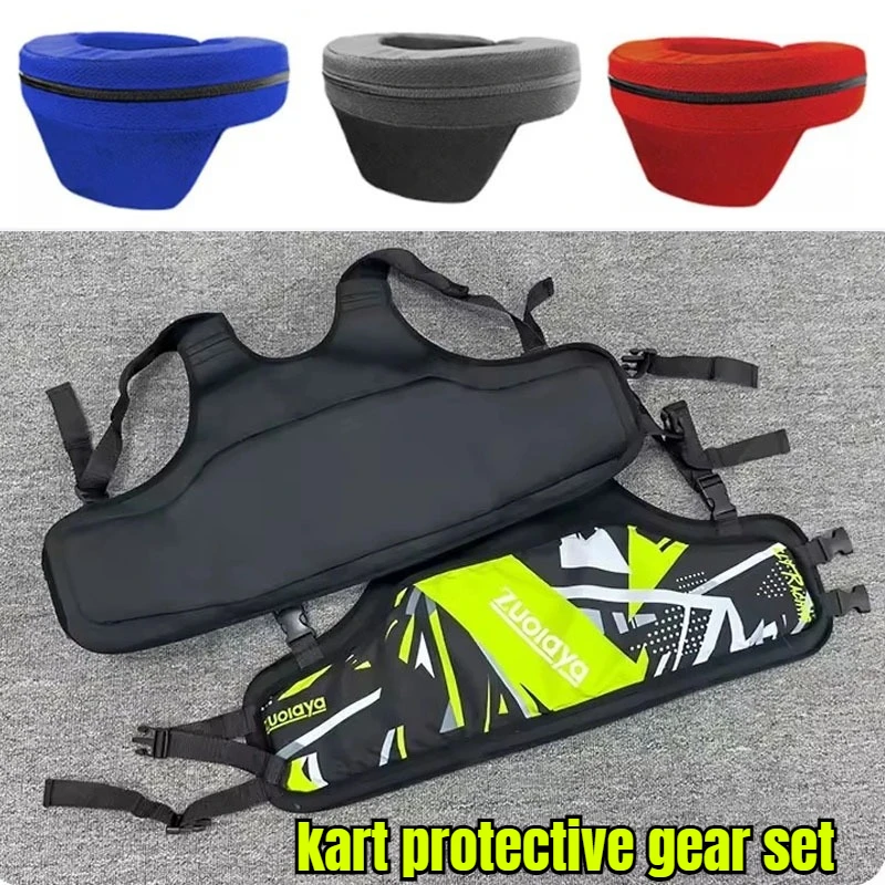 Children Adult Karting Club Riding Equipment Rib Armor Waist Armor Protective Gear Protective Cover Children's Neck Protection
