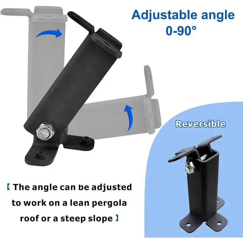 Robuste Pergola aus Edelstahl, Dachheberträgerhalterung