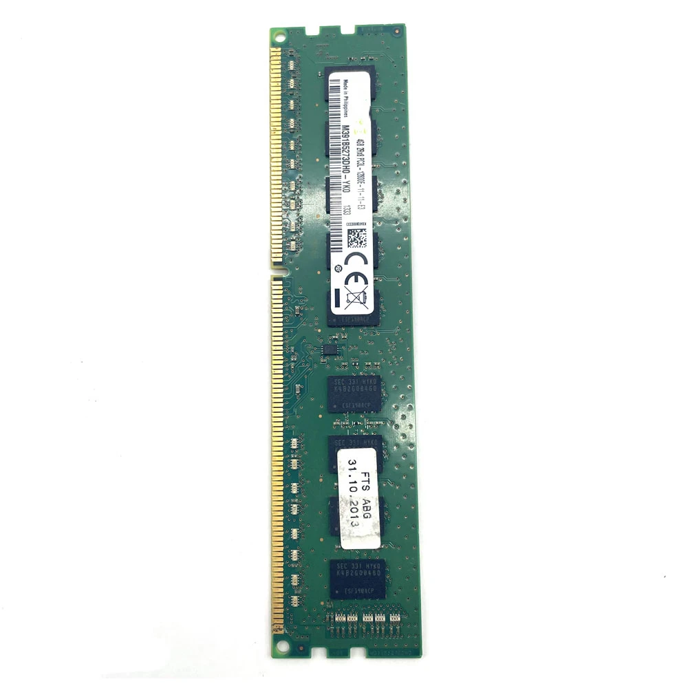 Desktop Computer Memory DDR3 PC3L-12800E Fits For Samsung 4GB 2R*8