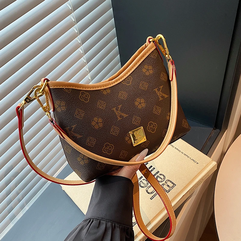 

Luxury Designer Classic Tote Bag Leather Crossbody Shoulder Strap Handbag For Women Elegant Messenger Ladies Popular Fashion