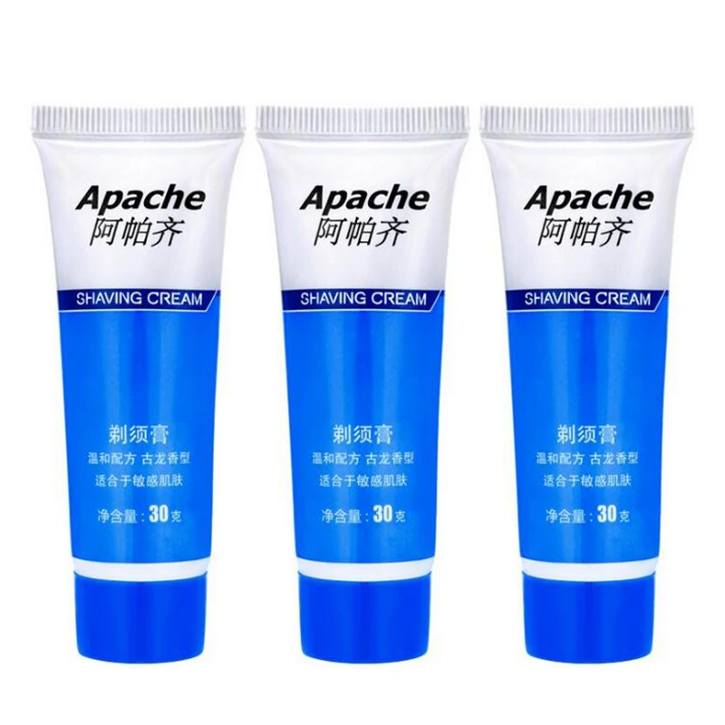 Crema da barba naturale per la cura del viso degli uomini, schiuma ricca e densa ammorbidisce efficacemente la barba per una rasatura delicata per tutte le barbe