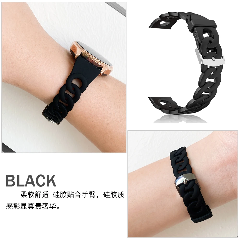 22 mm 20 mm band voor Samsung Galaxy horloge 4 5 6 classic/46 42 mm/Active 2/3/Gear S3/amazfit armband Huawei horloge GT 2/3 Pro band