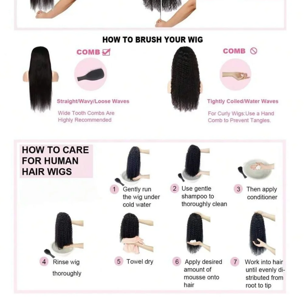 250% Densità 42 Pollici 13x4 Parrucche Anteriori Del Merletto Dei Capelli Umani Dei Capelli Umani Pre Pizzicati Parrucca di Colore Naturale 100% Capelli Umani Vergini Anteriore Del Merletto W