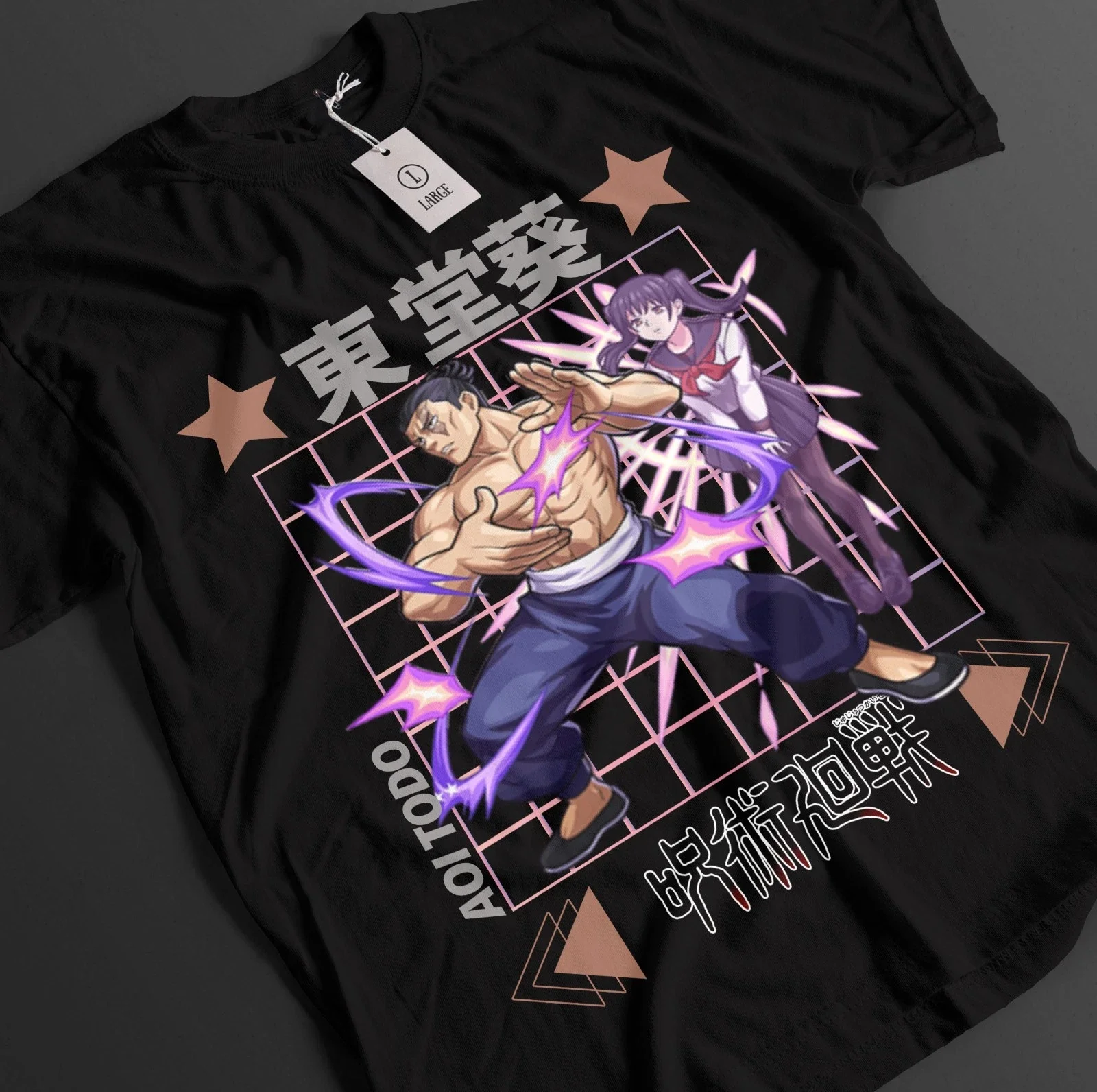 2026 Summer Jujutsu Kaisen Retro Cosplay T-shirt Men's Super Casual Cotton Printed Short-sleeved Unisex Children's Sports Shirt