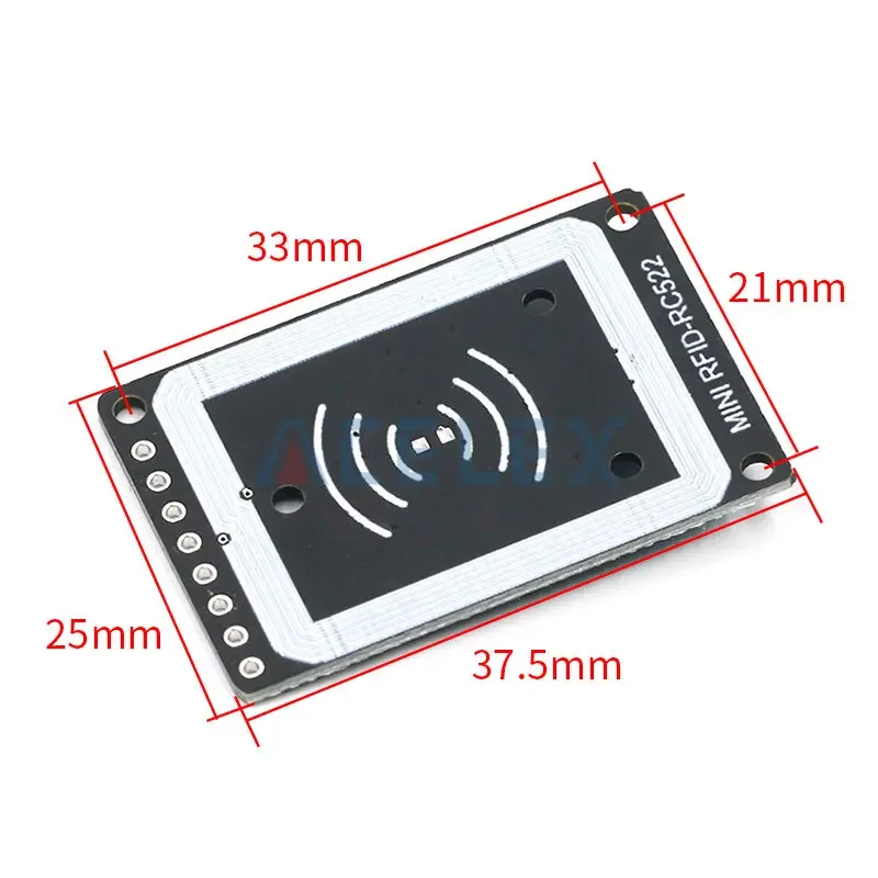 MINI RFID module RC522 Kits S50 13.56 Mhz 6cm With Tags SPI Write & Read for arduino  2560