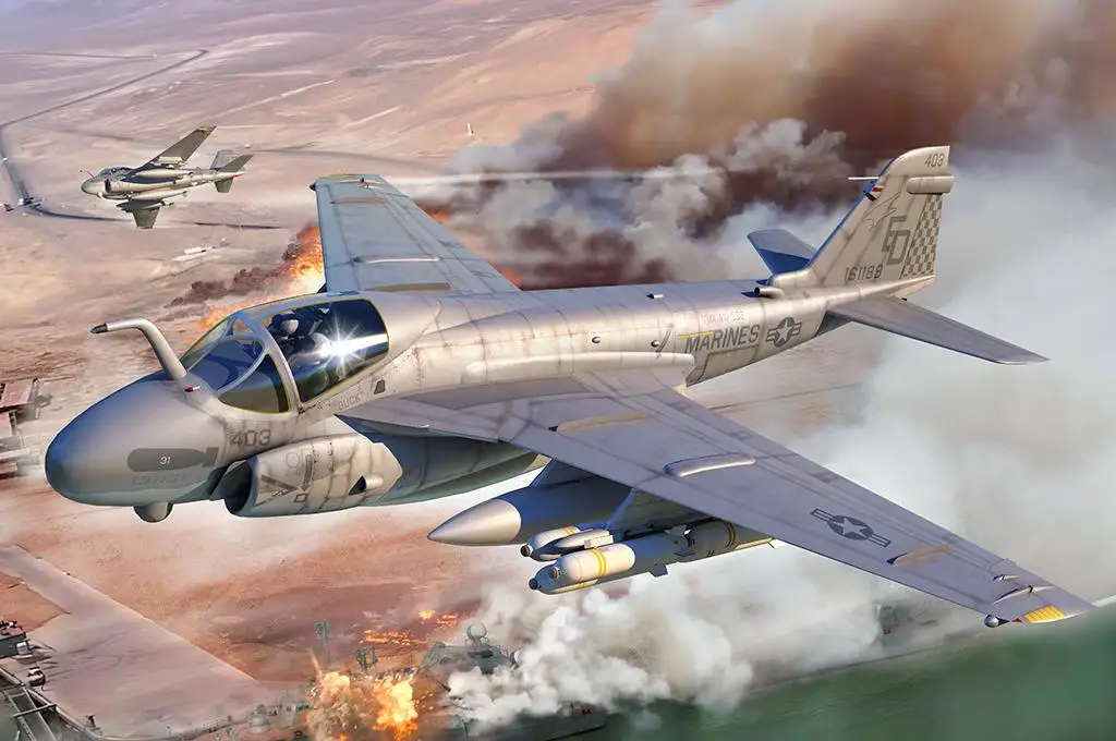 Trumpeter 01642 1/72 A-6E TRAM Intruder Aircraft Model Kit