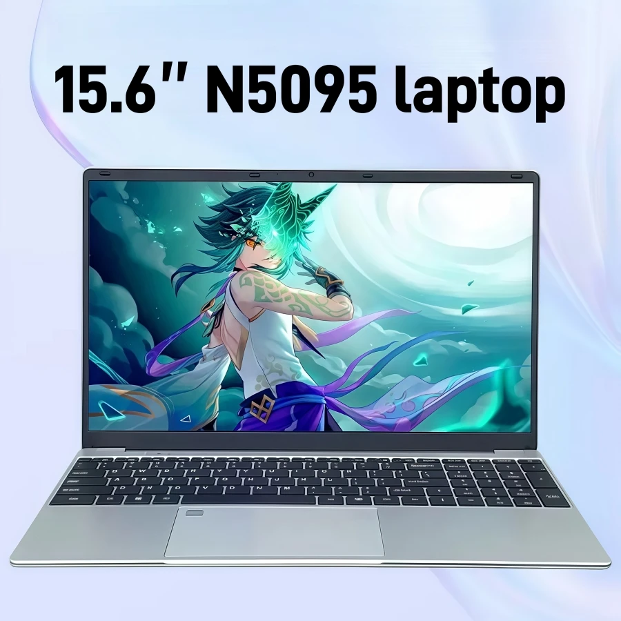 أجهزة كمبيوتر محمولة للألعاب IPS Intel N5095 مقاس 15.6 بوصة كمبيوتر محمول محمول 16 جيجابايت و32 جيجابايت DDR4 512 جيجابايت/1 تيرا بايت SSD Windows11 صفقات لوحة المفاتيح بإضاءة خلفية
