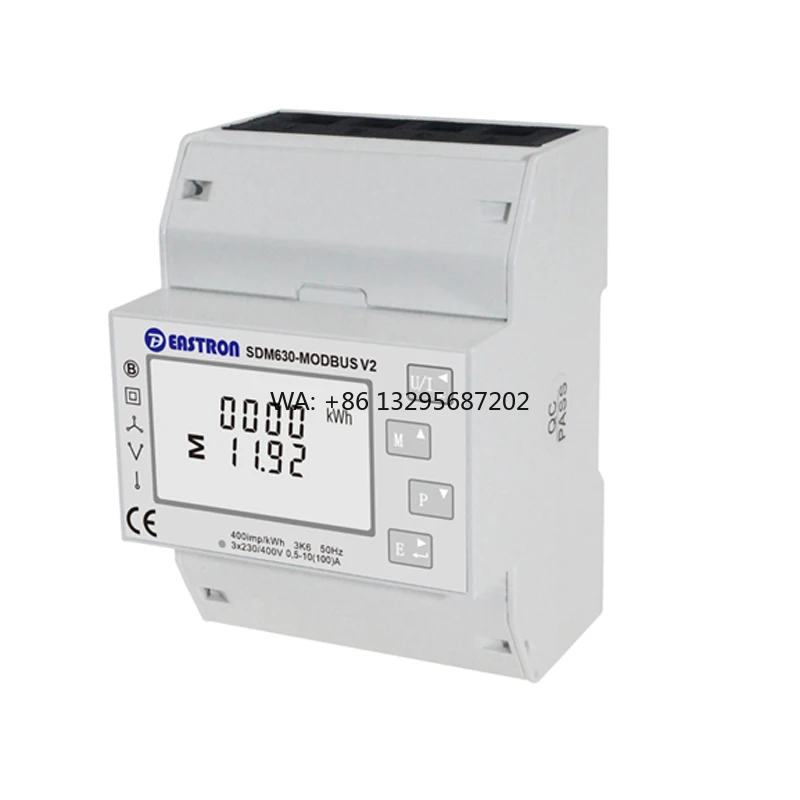 

Growatt Smart Meter TPM-CT-E 100A IP51 Three Phase Anti-backflow Meter Smart Power Sensor Meters