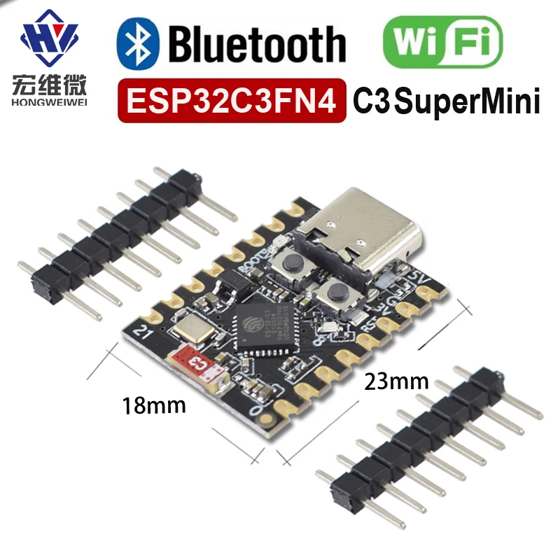 Moduły płytki rozwojowej ESP32 C3 Mini Wifi BT moduł Bluetooth 32-bitowy jednordzeniowy procesor ESP32 C3 16Pin Type-C