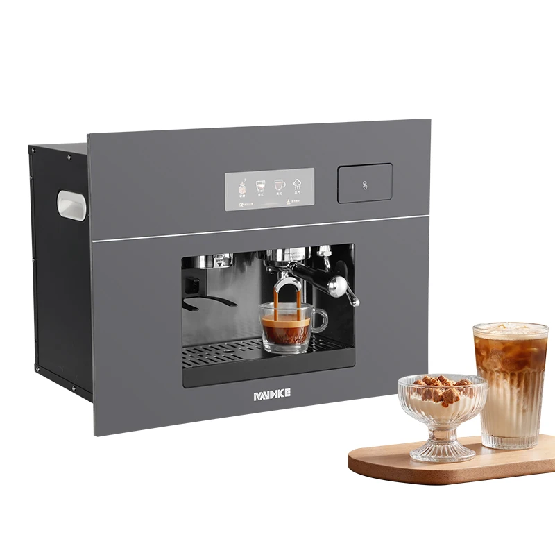 

M200 1600W Stainless Steel Semi-automatic Espresso Coffee Machine With 20 Bars Pressure Built-in Grinder & Eco-Friendly Design