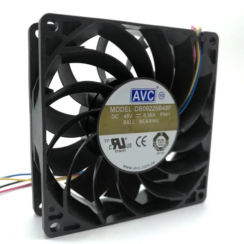 Original AVC 9CM DB09225B48F  92x92x25MM DC48v 0.35a 4Lines Inverter Cooling fan